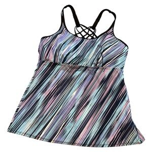 NWT Yonique Tankini Top